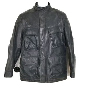 Men's French Connection Distressed Leather Jacket